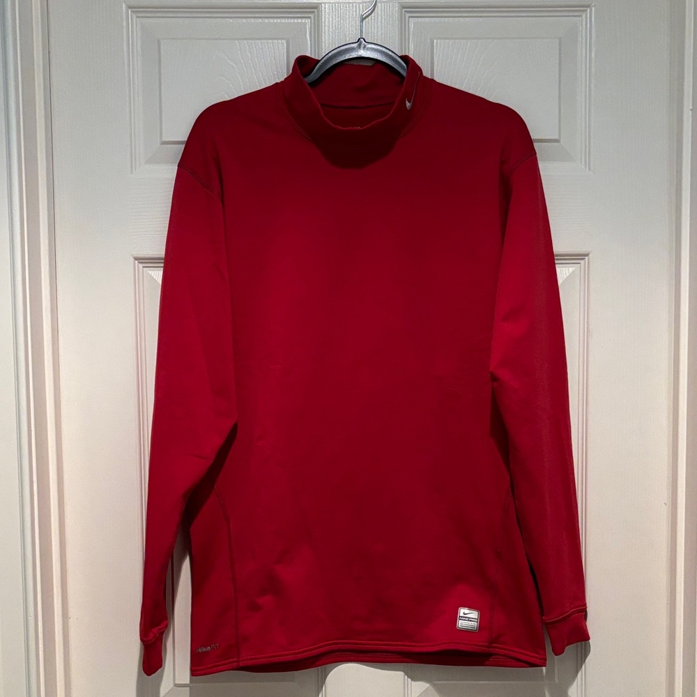 Nike Pro Men's Dri-FIT Fitness Mock-Neck Long-Sleeve Top
